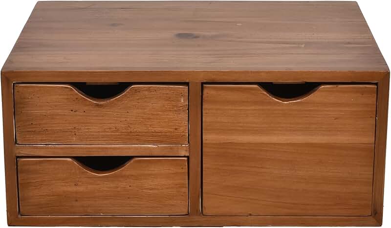 Versatile Wooden Storage Drawer for Coffee Capsules