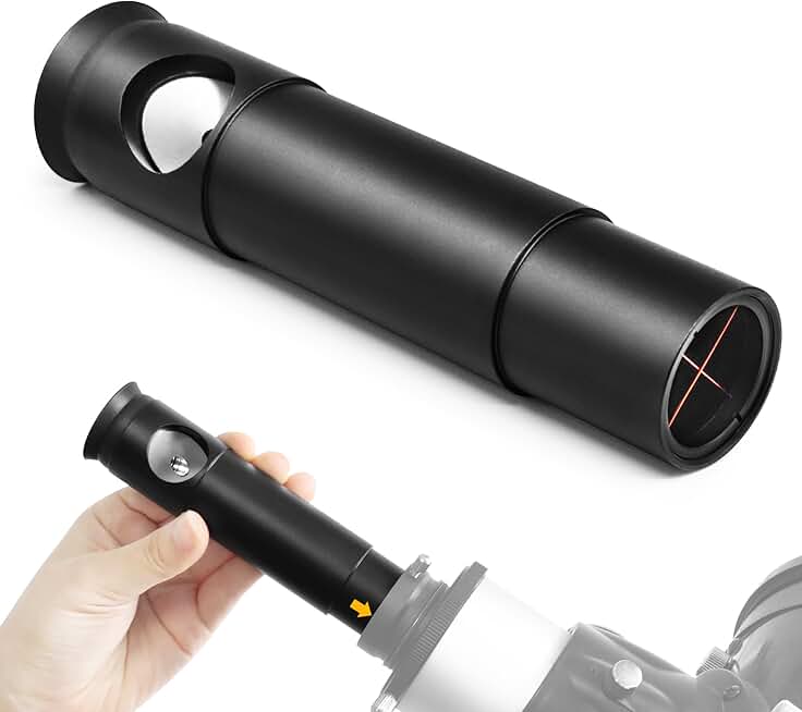 Metal Collimating Cheshire Eyepiece for Newtonian Telescopes