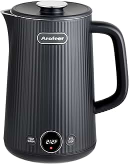 Large 1.7L Electric Kettle with Temperature Control