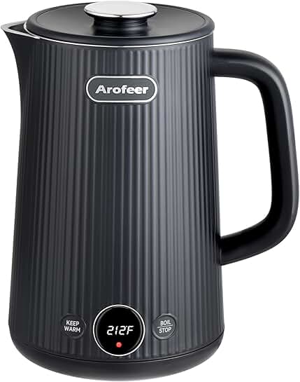 Large 1.7L Electric Kettle with Temperature Control