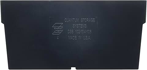 Plastic Divider for Economy Shelf Bins, 7" x 7" x 4" (50 Pack)