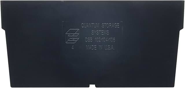 Plastic Divider for Economy Shelf Bins, 7" x 7" x 4" (50 Pack)