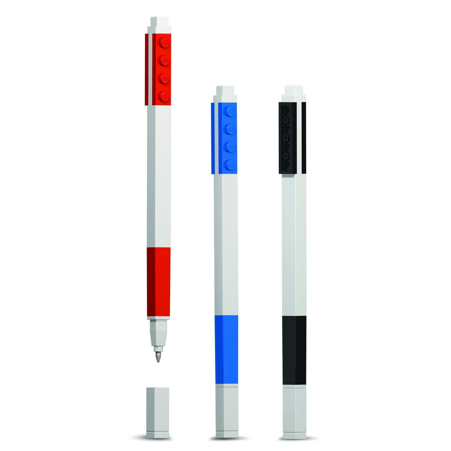 Colored Gel Pen Set with Building Brick Design