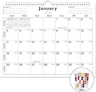 2026-2027 Wall Calendar with Monthly Pages