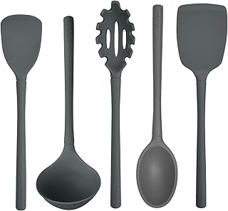 Silicone Kitchen Utensil Set with 5 Pieces