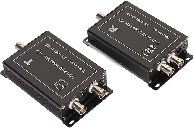2-Channel Video Multiplexer for Long-Distance Camera Monitoring