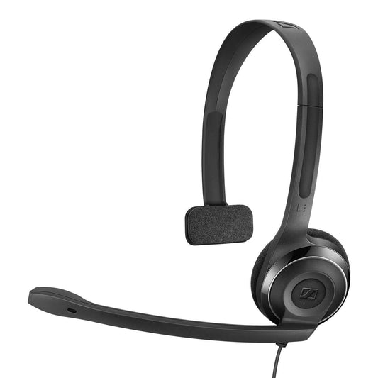 PC 7 USB Mono Headset for PC and MAC, Black