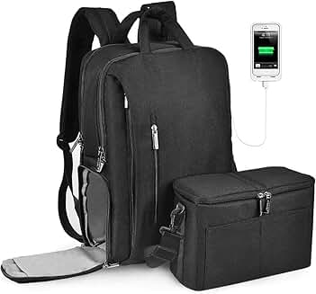 Waterproof DSLR Camera Backpack with Laptop and Tripod Holders