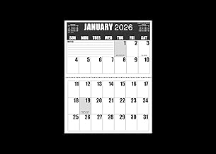 Large Print 13-Month Calendar for Wall, 22" x 17"
