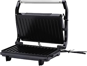 Electric Panini Maker with Dual Side Heating