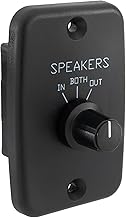 3-Position RV Speaker Control Panel with Twist Knob
