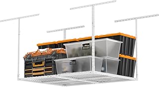 3 Pack 4FT Adjustable Overhead Garage Storage Racks