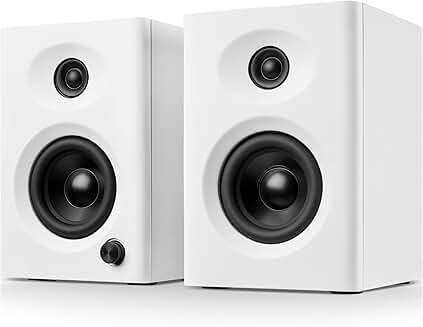 Pair of 60W Bluetooth desktop speakers with bass