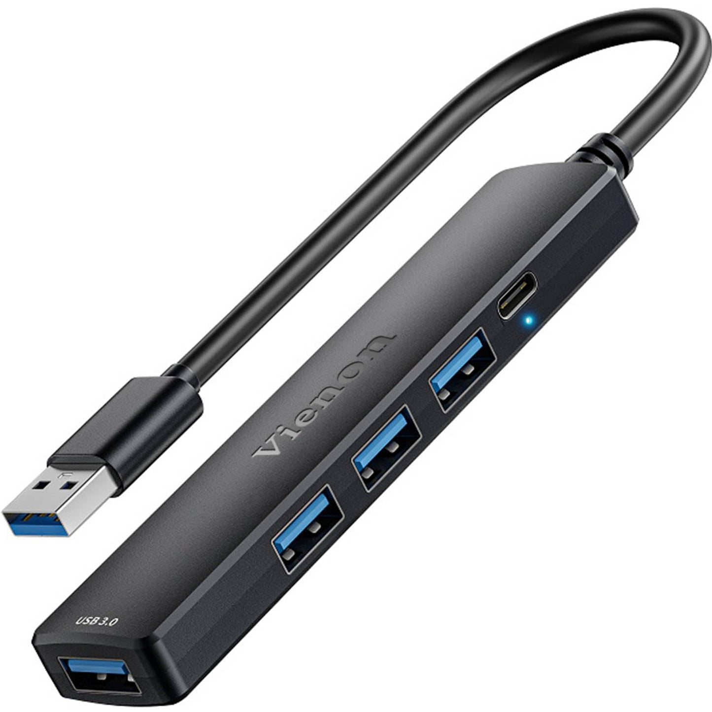 5-Port USB 3.0 Hub with Power and Data Ports