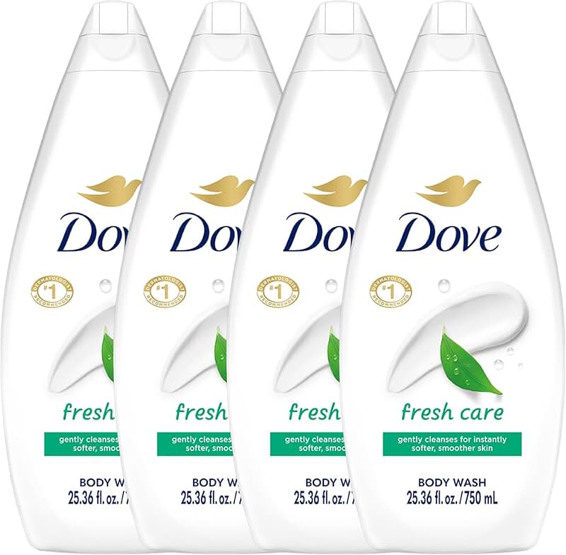 Fresh Moisturizing Body Wash, 4-Pack, 25.36 Oz Each