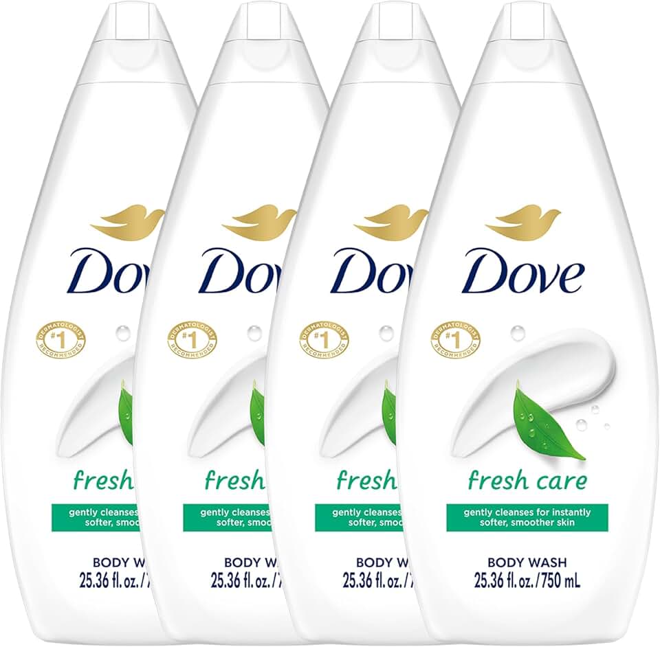 Fresh Moisturizing Body Wash, 4-Pack, 25.36 Oz Each