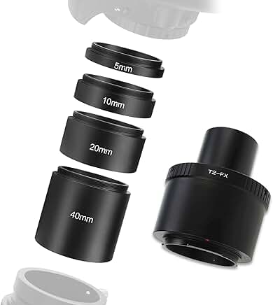 T2 Lens to Fuji FX and M42 Telescope Adapter Bundle