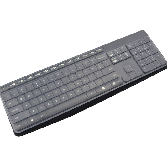 Clear keyboard cover for wireless keyboards
