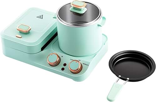 Stainless Steel 3-in-1 Breakfast Maker for Home
