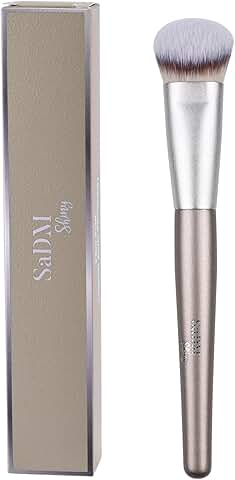 Contoured Makeup Brush for Blending and Contouring