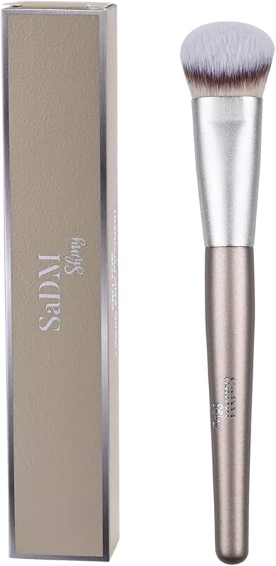 Contoured Makeup Brush for Blending and Contouring