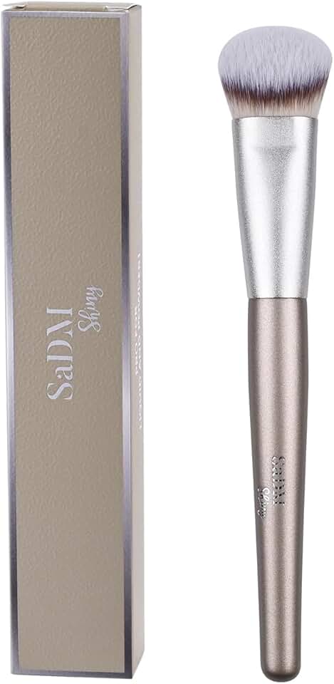 Contoured Makeup Brush for Blending and Contouring