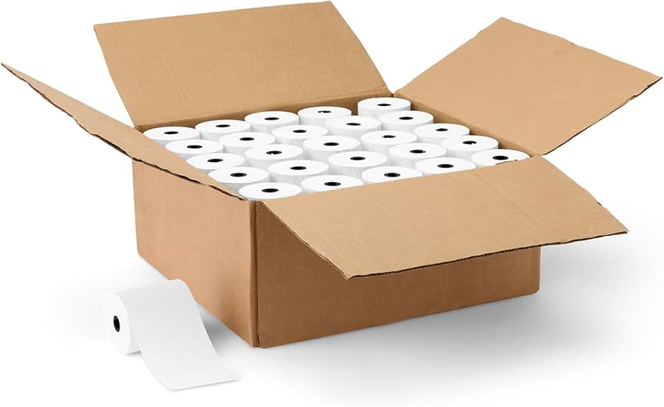 Thermal Paper Receipt Rolls, 3 1/8" x 230', 50 Rolls