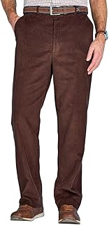 Men's Corduroy Pants with Hidden Stretch Waist