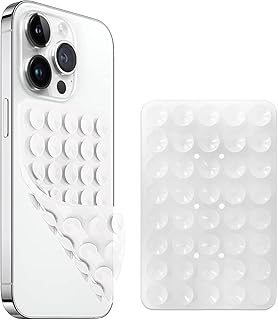 Transparent Silicone Suction Cup Phone Mount for Hands-Free Use