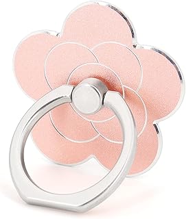 Flower Phone Ring Holder with 360° Rotation