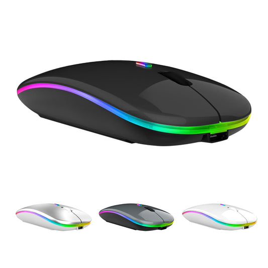Slim wireless silent mouse for PC and Mac