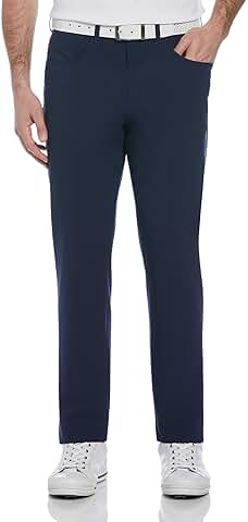 Men's 29-32 Inch Heather Golf Pants with Stretch and Sun Protection