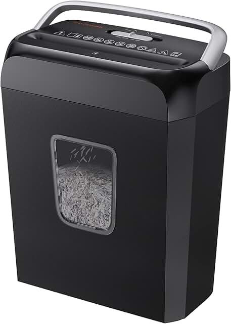 Home Paper Shredder with 3.4 Gal Wastebasket