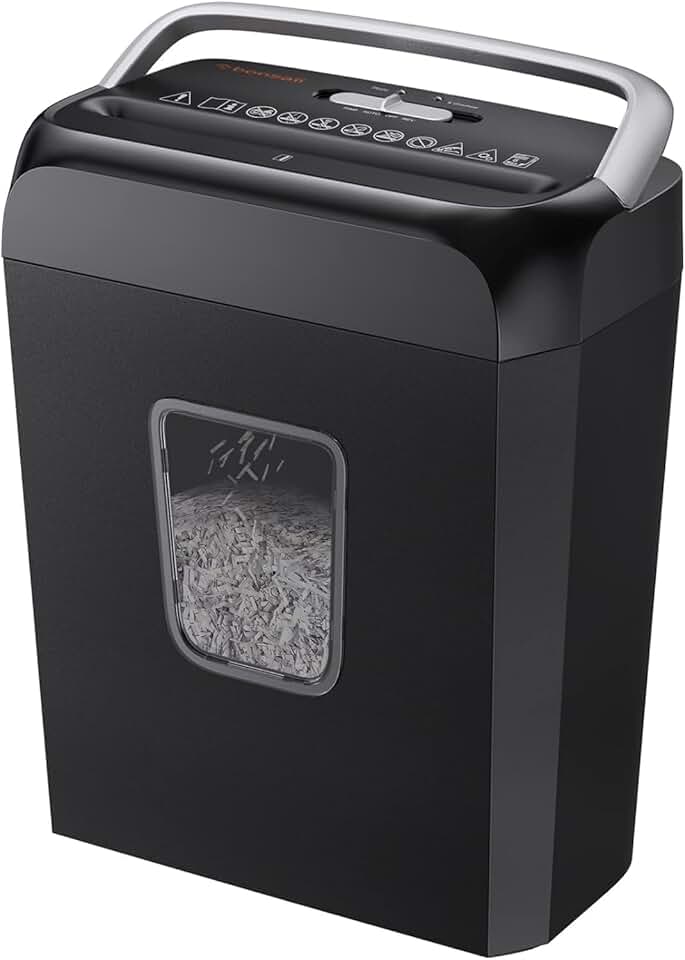 Home Paper Shredder with 3.4 Gal Wastebasket