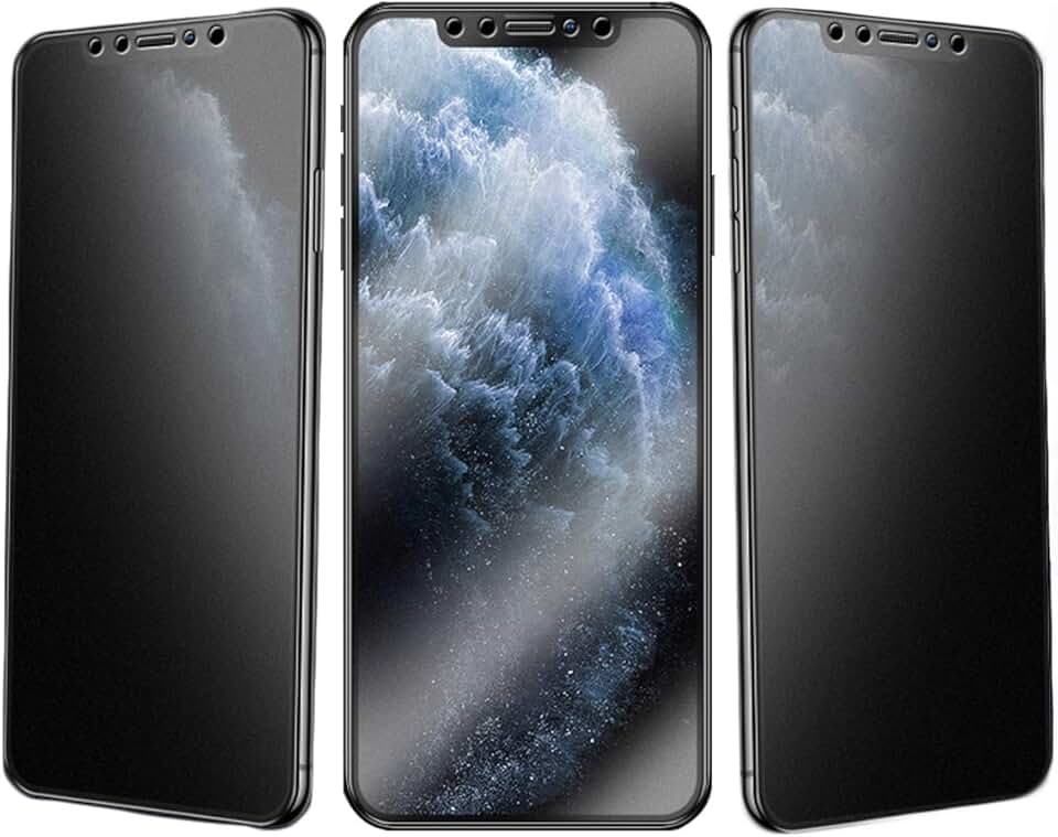 Three Matte Privacy Screen Protectors for iPhone 14 Pro