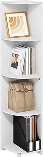 4-Tier Corner Shelf for Living Room and Office