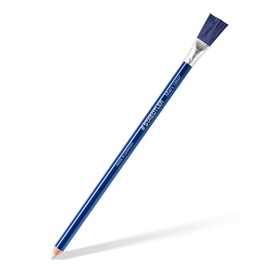 Pack of 12 Pencil Erasers with Brush