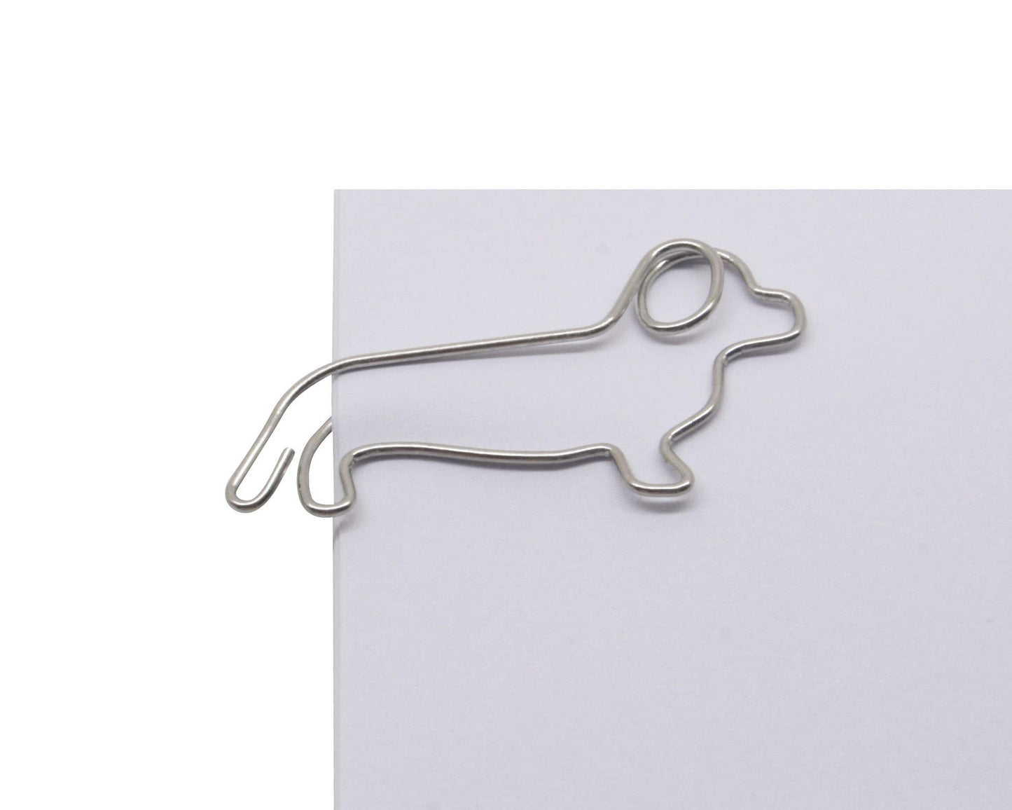Dog-shaped paper clips for pet lovers