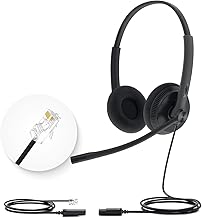 Office Phone Wired Headset with Microphone