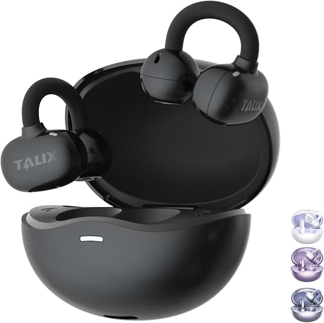 Wireless Open Ear Earbuds with Touch Control and 40H Playtime