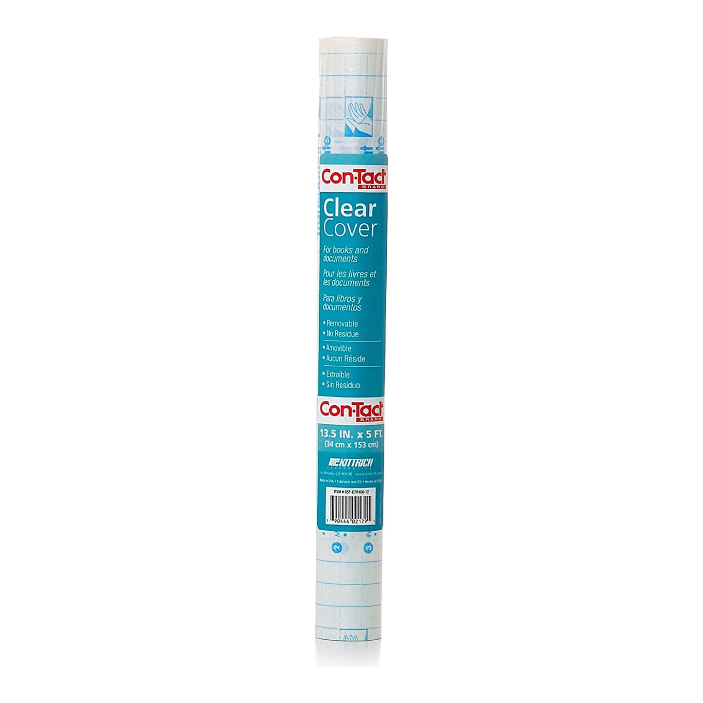Clear adhesive protective liner for books and documents