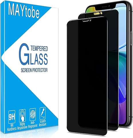 Two-Pack Privacy Screen Protector for iPhone 11 and XR