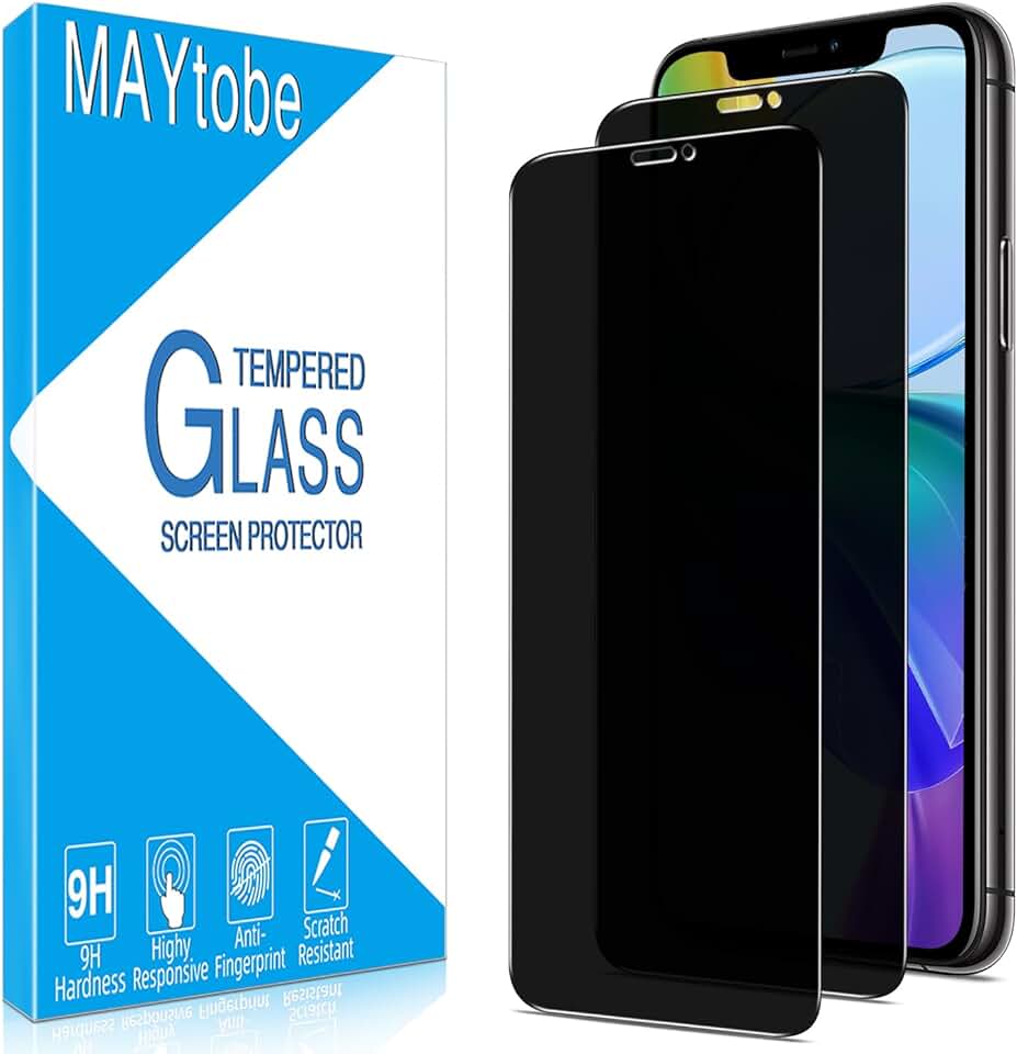 Two-Pack Privacy Screen Protector for iPhone 11 and XR