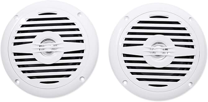 Pair of 5.25-inch 400W Waterproof Marine Boat Speakers