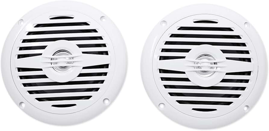 Pair of 5.25-inch 400W Waterproof Marine Boat Speakers