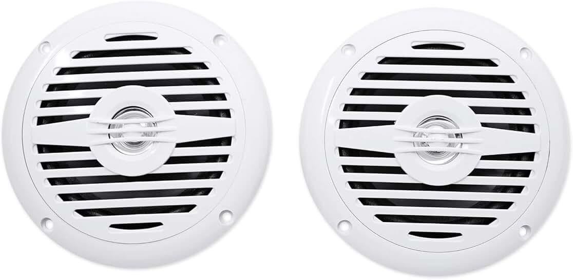 Pair of 5.25-inch 400W Waterproof Marine Boat Speakers