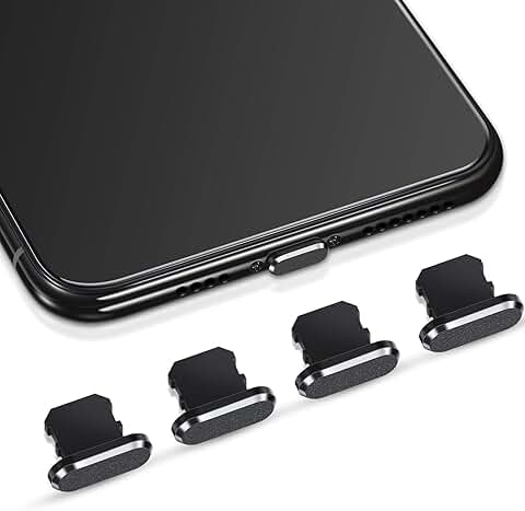 Anti Dust Plugs for Charging Ports, 4 Pack
