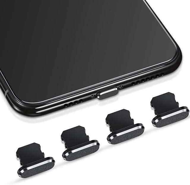 Anti Dust Plugs for Charging Ports, 4 Pack