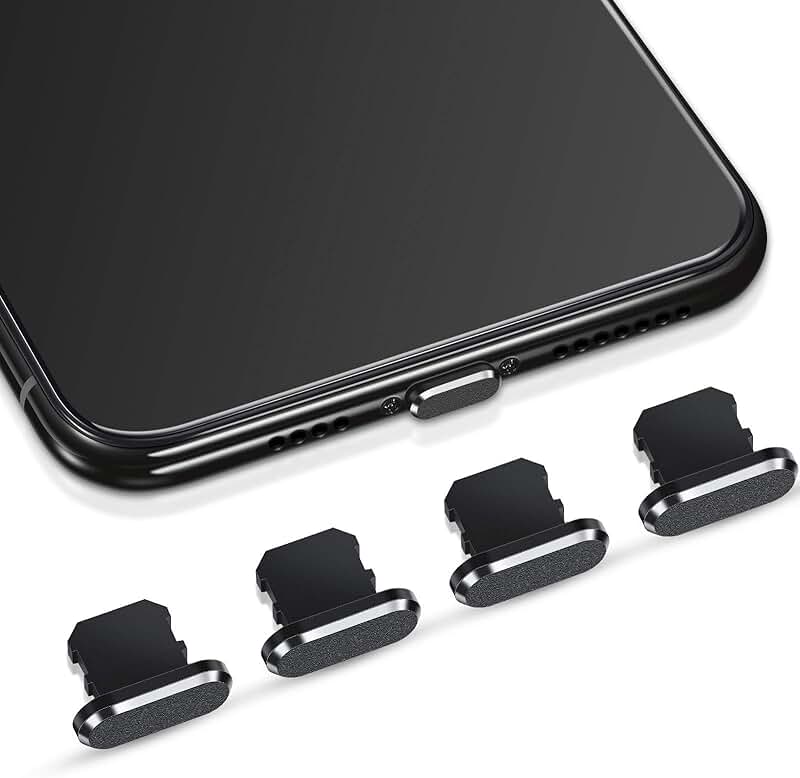 Anti Dust Plugs for Charging Ports, 4 Pack