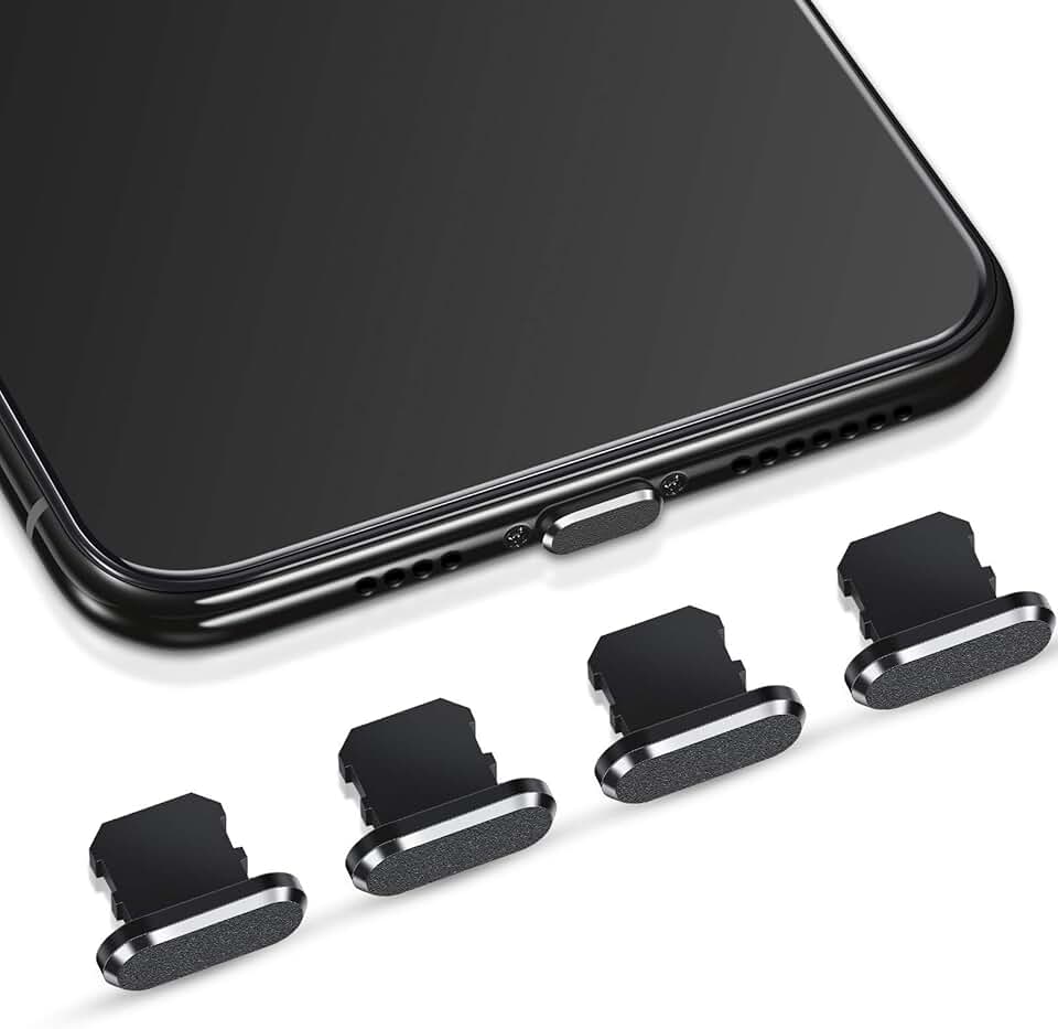 Anti Dust Plugs for Charging Ports, 4 Pack